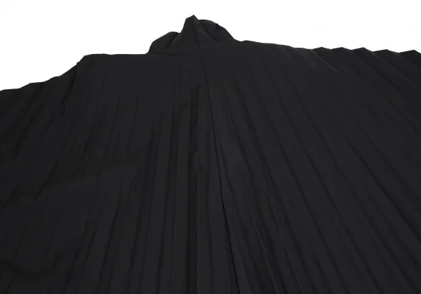オムプリッセ イッセイ ミヤケHOMME PLISSE ISSEY MIYAKE ハンドプリーツエッジコート 黒1 K-111029_013