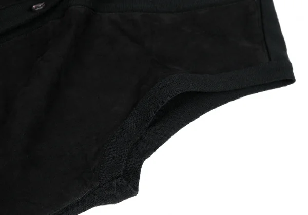 マドモアゼルノンノン ノンノNON NO Mademoiselle NON NON ゴートスウェード切替ニットカーディガンベスト 黒L K-111037_004