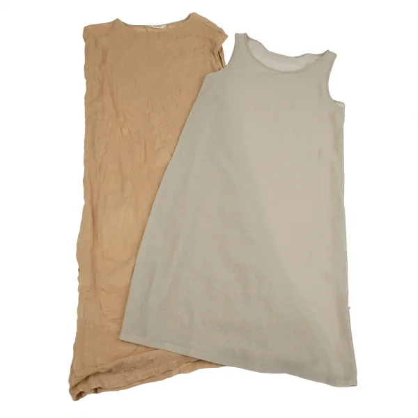 プランテーションPlantation ボタニカルリップルワンピースアンサンブル モカベージュM K-111059_017