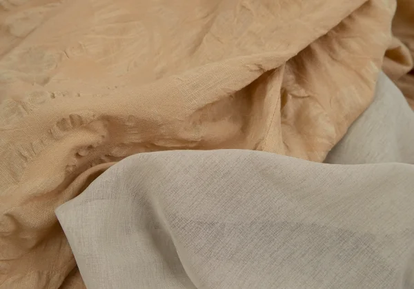 プランテーションPlantation ボタニカルリップルワンピースアンサンブル モカベージュM K-111059_018