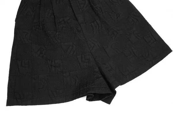 ブラックコムデギャルソン キルティングサルエルパンツ M（BLACK