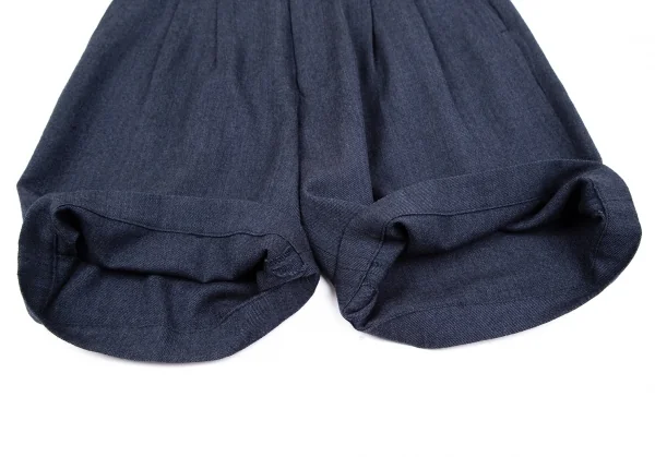 コムデギャルソンCOMME des GARCONSウールダブルブレストベルテッドジャケットセットアップ 紺M K-111073_017