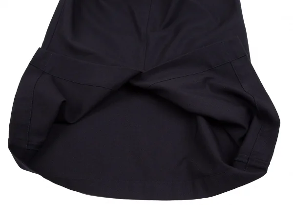 コムデギャルソンCOMME des GARCONSウールギャバセーラーカラーセパレートデザインワンピース 紺M K-111104_017