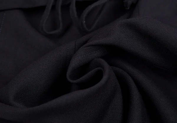 コムデギャルソンCOMME des GARCONSウールギャバセーラーカラーセパレートデザインワンピース 紺M K-111104_018