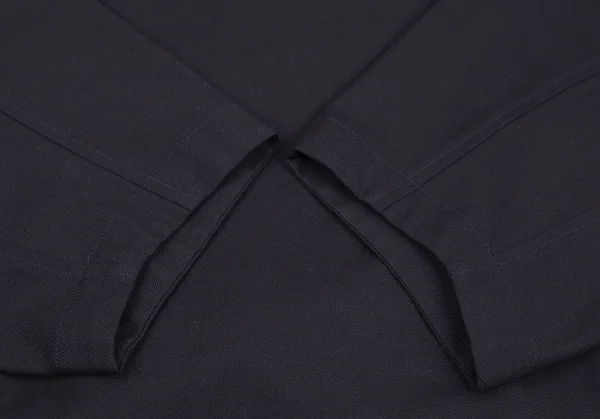 コムデギャルソンCOMME des GARCONSウールギャバセーラーカラーセパレートデザインワンピース 紺M K-111104_007