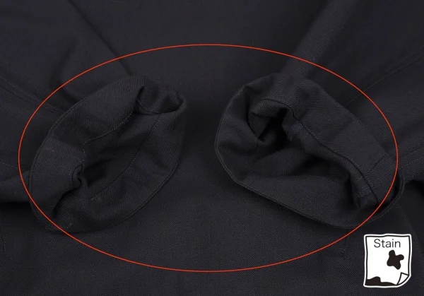 コムデギャルソンCOMME des GARCONSウールギャバセーラーカラーセパレートデザインワンピース 紺M K-111104_008