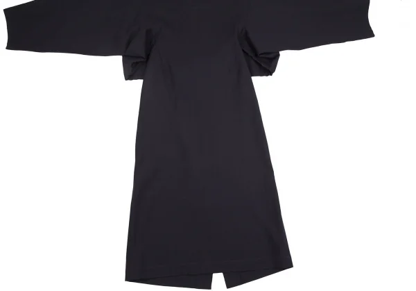 コムデギャルソンCOMME des GARCONSウールギャバセーラーカラーセパレートデザインワンピース 紺M K-111104_009