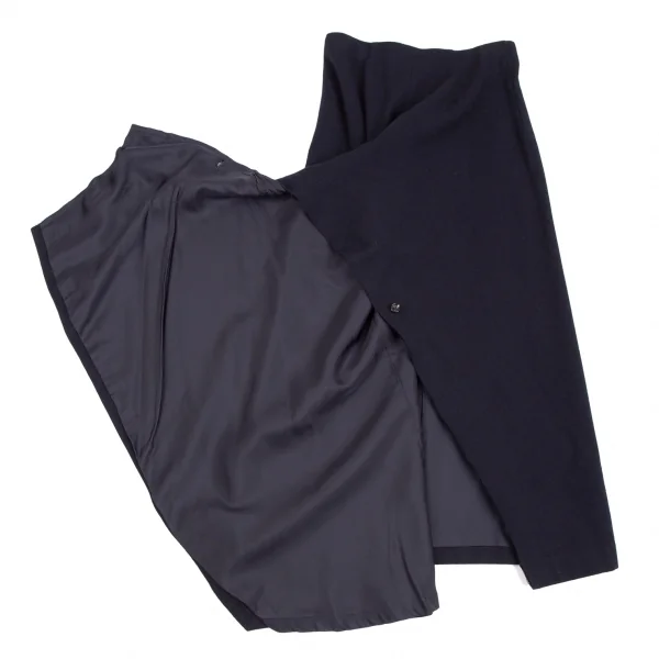 COMME des GARCONS Wool 2 Ways Design Skirt K-111108_013