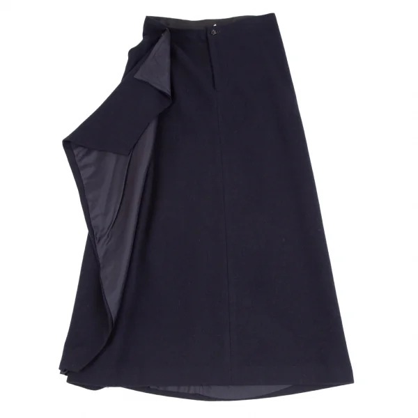 COMME des GARCONS Wool 2 Ways Design Skirt K-111108_003