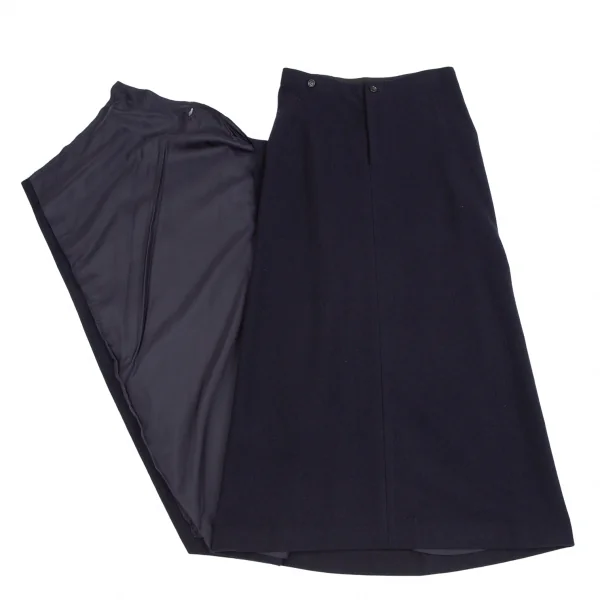 COMME des GARCONS Wool 2 Ways Design Skirt K-111108_008