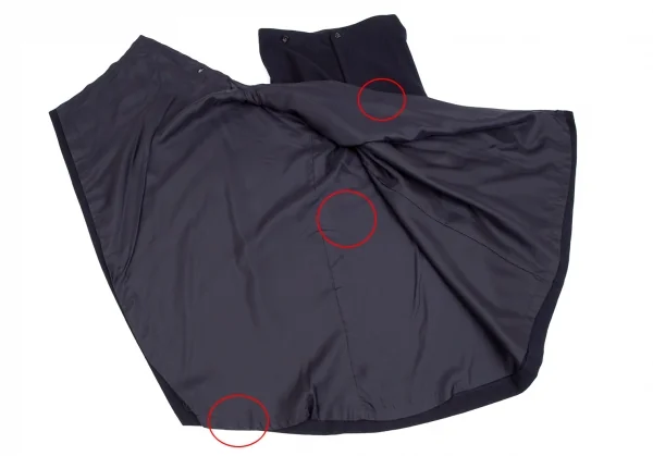 COMME des GARCONS Wool 2 Ways Design Skirt K-111108_009