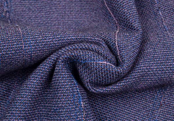 シャネルCHANEL ノーカラーツイードジャケット 青ピンク黒36 K-111120_018