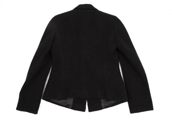 アルマーニ コレッツォーニARMANI COLLEZIONI ウールショートジャケット 黒40 K-111121_014