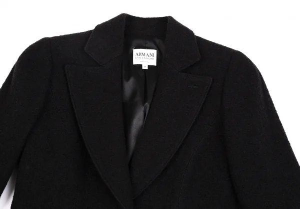 アルマーニ コレッツォーニARMANI COLLEZIONI ウールショートジャケット 黒40 K-111121_003