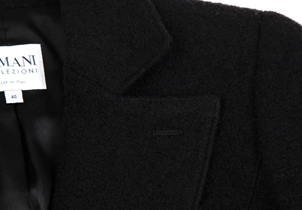 アルマーニ コレッツォーニARMANI COLLEZIONI ウールショートジャケット 黒40 K-111121_004