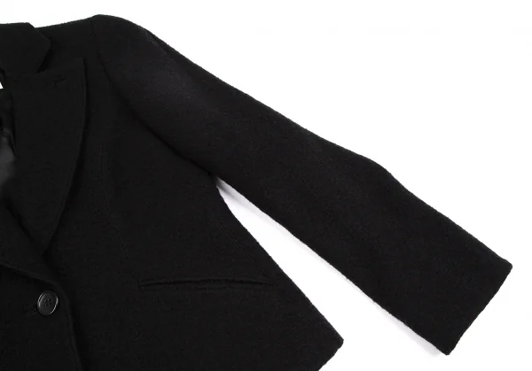 アルマーニ コレッツォーニARMANI COLLEZIONI ウールショートジャケット 黒40 K-111121_005