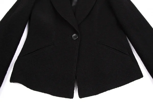 アルマーニ コレッツォーニARMANI COLLEZIONI ウールショートジャケット 黒40 K-111121_009