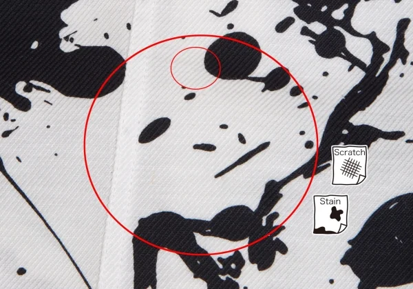 エルメスHERMES コットンリネンスプラッシュプリントブラウス 白黒他36 K-111126_014