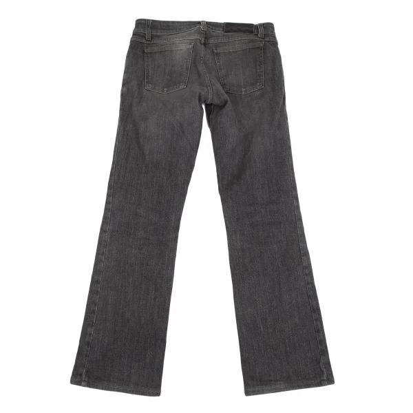 グッチGUCCI GGモノグラムレザーパッチストレッチデニム チャコール40 K-111128_010