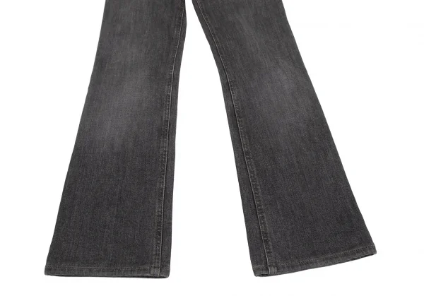 グッチGUCCI GGモノグラムレザーパッチストレッチデニム チャコール40 K-111128_007