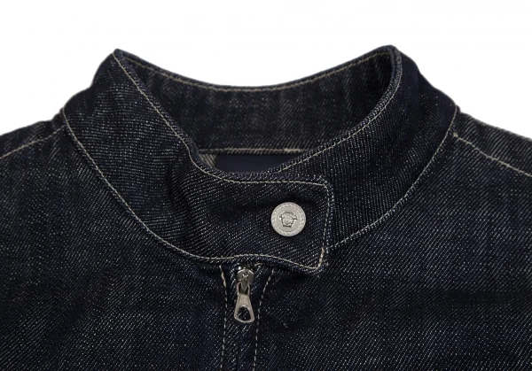 VERSACE JEANS SIGNATURE Leather Switching Denim Blouson K-111129_004