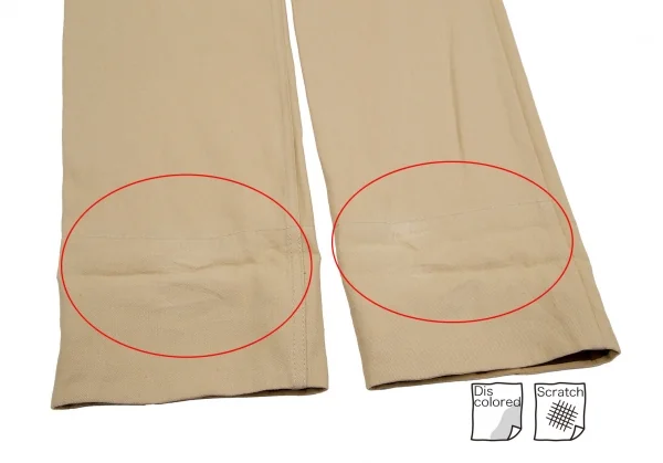 HERMES Lining Pattern Linen Pants K-111142_015