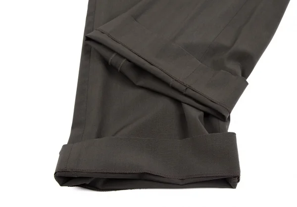アルマーニ コレッツォーニARMANI COLLEZIONI ワイドスラックスパンツ チャコール42 K-111145_009