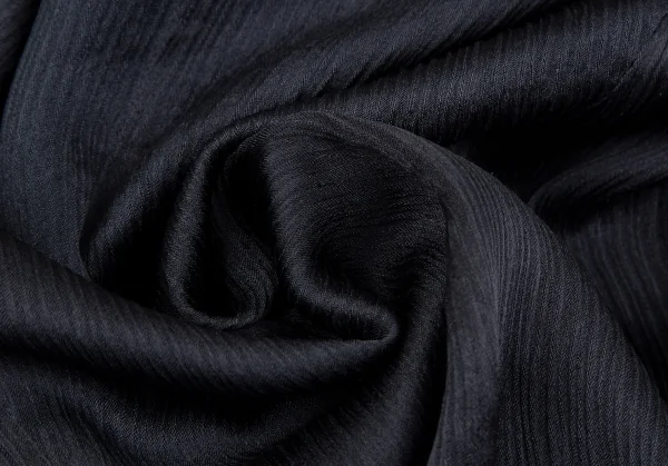 黒タグ ジョルジオ アルマーニGIORGIO ARMANI シワプリーツフードブラウス 紺38 K-111155_013