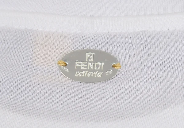 フェンディFENDI ホースプリントTシャツ 白M位 K-111165_012