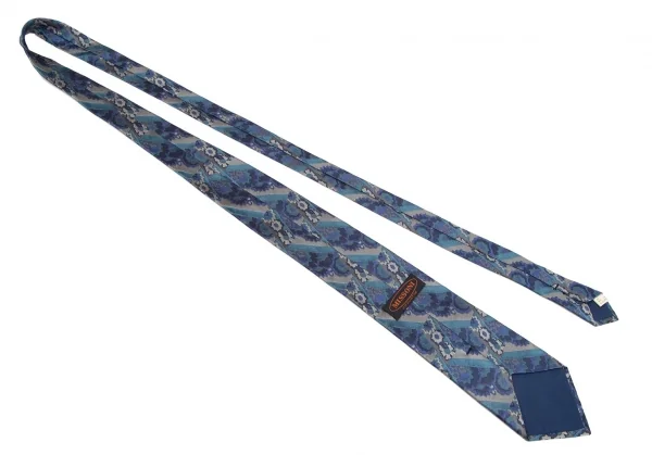 ミッソーニMISSONI ジャガードシルクネクタイ 青 K-111172_005