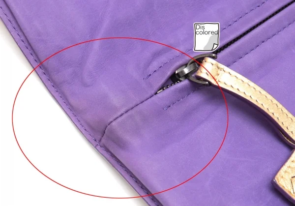 ボッテガヴェネタ BOTTEGA VENETA フォイルプリントレザークラッチバッグ 紫 K-111178_012