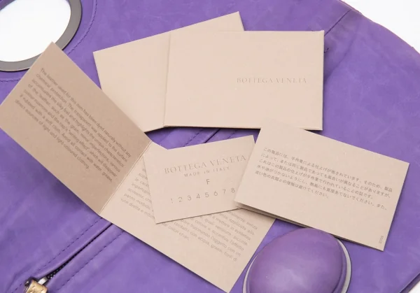ボッテガヴェネタ BOTTEGA VENETA フォイルプリントレザークラッチバッグ 紫 K-111178_019