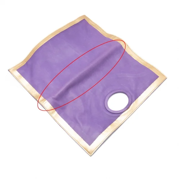 ボッテガヴェネタ BOTTEGA VENETA フォイルプリントレザークラッチバッグ 紫 K-111178_009