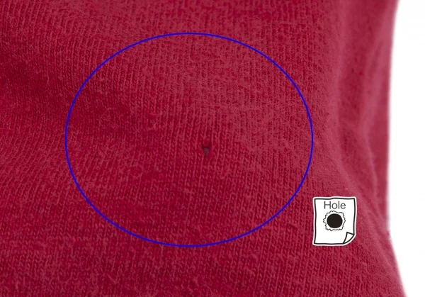 ワイズフォーメンY's for men コットン製品染めグラデーションTシャツ 赤ベージュ2 K-111181_010