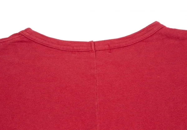 ワイズフォーメンY's for men コットン製品染めグラデーションTシャツ 赤ベージュ2 K-111181_011