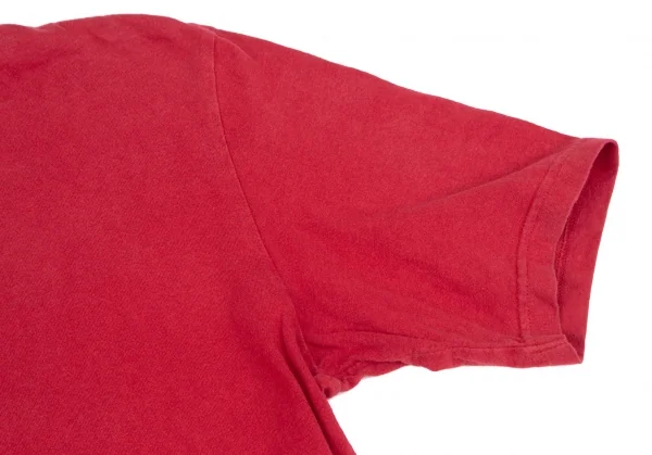 ワイズフォーメンY's for men コットン製品染めグラデーションTシャツ 赤ベージュ2 K-111181_004