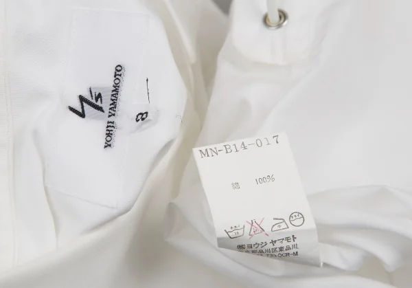 Y's for men Side Lace up Long Sleeve Shirt K-111188_020