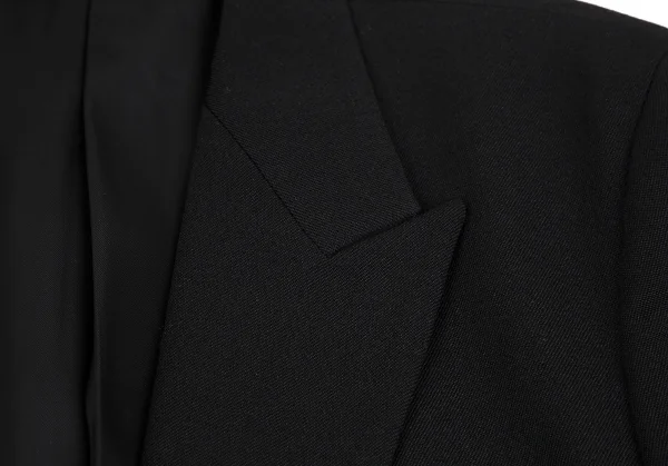 ワイズフォーメンY's for men オールドギャバレザーベルト留めロングジャケット 黒4 K-111195_003