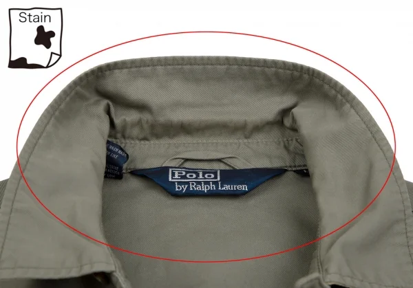 ポロbyラルフローレンPOO by Ralph Lauren ポニーワンポイント刺繍チンストラップスイングトップジャケット オリーブL K-111202_005