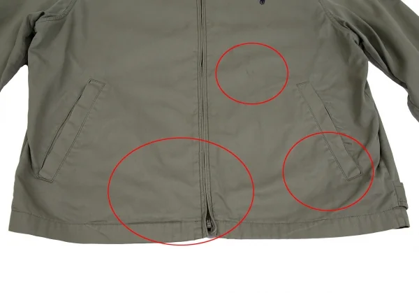 ポロbyラルフローレンPOO by Ralph Lauren ポニーワンポイント刺繍チンストラップスイングトップジャケット オリーブL K-111202_008