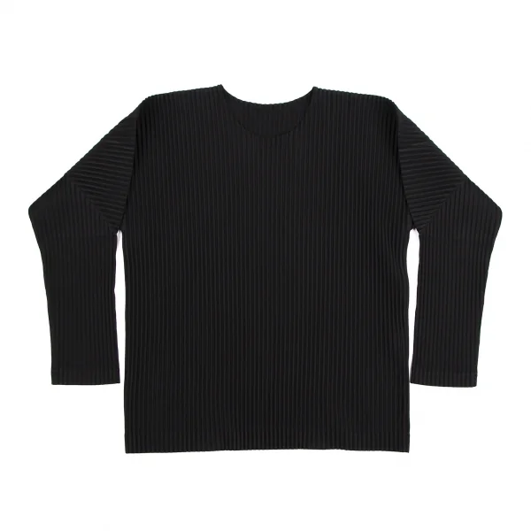 オムプリッセ イッセイ ミヤケHOMME PLISSE ISSEY MIYAKE プリーツカットソー 黒2 K-111205_001