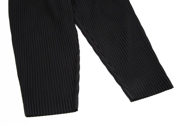 オムプリッセ イッセイ ミヤケHOMME PLISSE ISSEY MIYAKE プリーツテーパードパンツ 黒1 K-111206_007