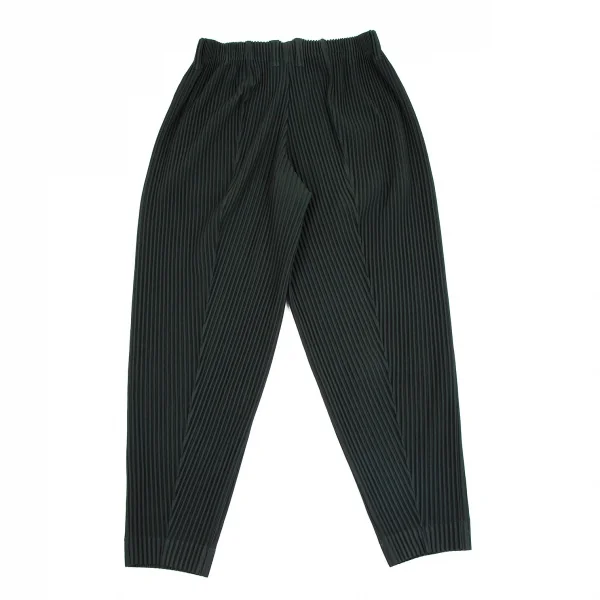 オムプリッセ イッセイ ミヤケHOMME PLISSE ISSEY MIYAKE プリーツテーパードパンツ 深緑2 K-111207_010