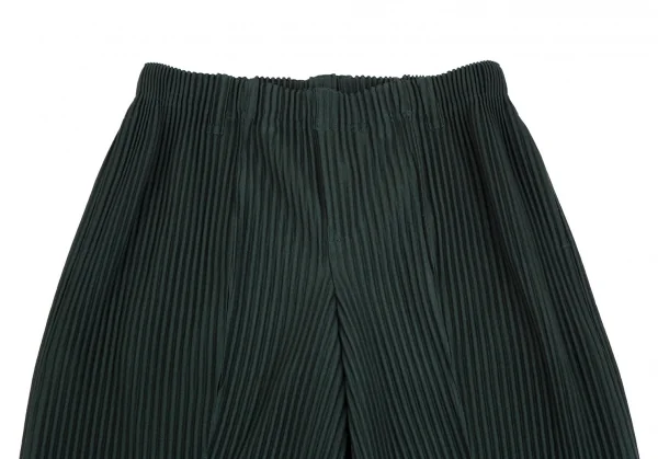オムプリッセ イッセイ ミヤケHOMME PLISSE ISSEY MIYAKE プリーツテーパードパンツ 深緑2 K-111207_002