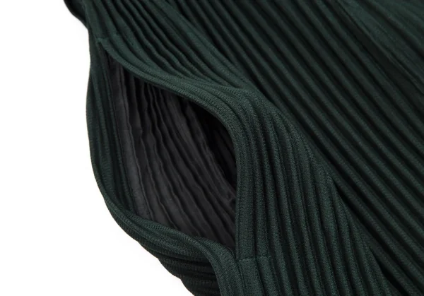 オムプリッセ イッセイ ミヤケHOMME PLISSE ISSEY MIYAKE プリーツテーパードパンツ 深緑2 K-111207_007