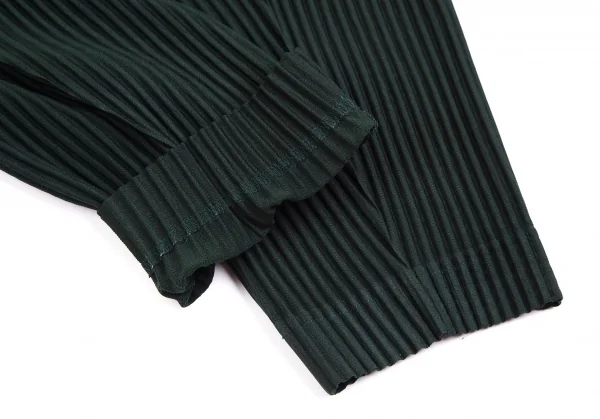 オムプリッセ イッセイ ミヤケHOMME PLISSE ISSEY MIYAKE プリーツテーパードパンツ 深緑2 K-111207_009