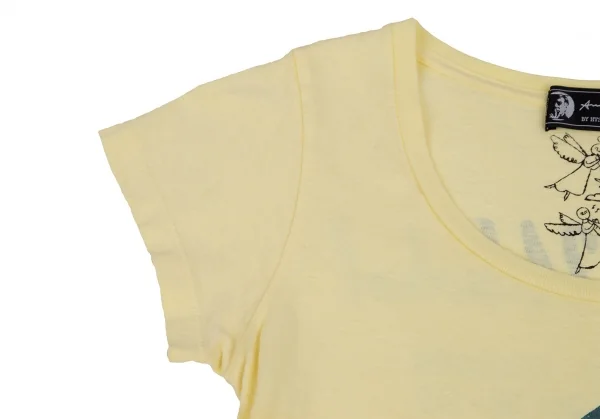 アンディウォーホルバイヒステリックグラマーAndy Warhol BY HYSTERIC GLAMOUR スカルプリントグラデーションTシャツ 黄F K-111214_004