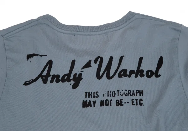 アンディウォーホルバイヒステリックグラマーAndy Warhol BY HYSTERIC GLAMOUR モナリザプリントTシャツ グレーブルーL K-111215_010
