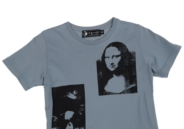 アンディウォーホルバイヒステリックグラマーAndy Warhol BY HYSTERIC GLAMOUR モナリザプリントTシャツ グレーブルーL K-111215_002