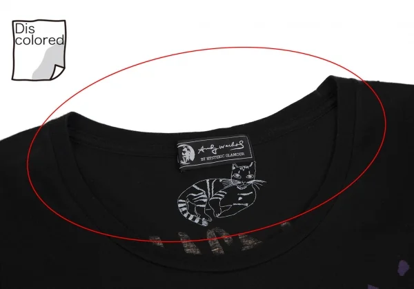 アンディウォーホルバイヒステリックグラマーAndy Warhol BY HYSTERIC GLAMOUR Blondie デボラハリープリントTシャツ 黒F K-111216_003